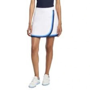 G/Fore Embroidered Carrington Golf Skort in Snow - Size 4